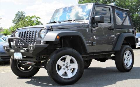 2014 Jeep Wrangler for sale at CTCG AUTOMOTIVE 2 in South Amboy NJ
