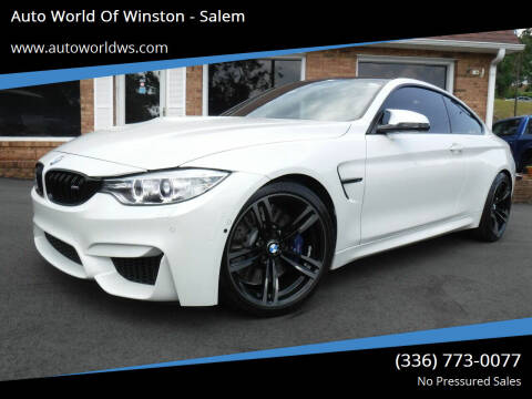 2016 BMW M4 for sale at Auto World Of Winston - Salem in Winston Salem NC