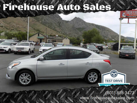 2019 Nissan Versa for sale at Firehouse Auto Sales in Springville UT