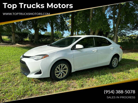 2019 Toyota Corolla for sale at Top Trucks Motors in Pompano Beach FL