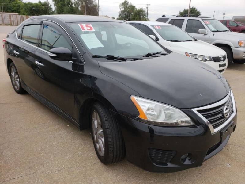 2015 Nissan Sentra for sale at Pioneer Auto in Ponca City OK