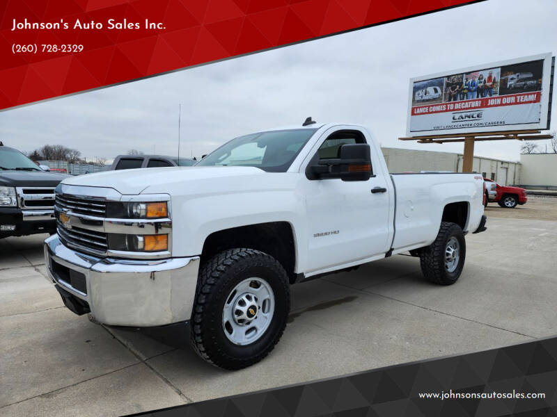 2018 Chevrolet Silverado 2500HD for sale at Johnson's Auto Sales Inc. in Decatur IN