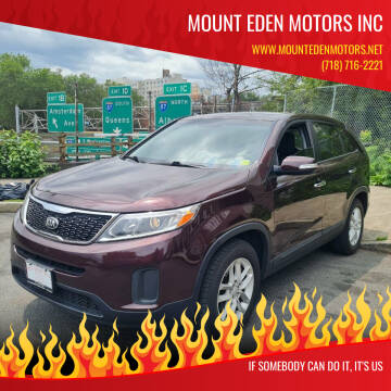 2014 Kia Sorento for sale at MOUNT EDEN MOTORS INC in Bronx NY
