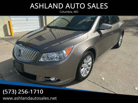 2012 Buick LaCrosse for sale at ASHLAND AUTO SALES in Columbia MO