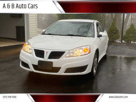 2010 Pontiac G6 for sale at A & B Auto Cars in Newark NJ