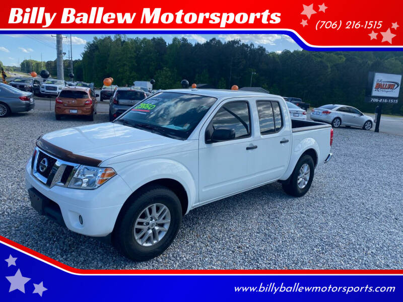 2017 Nissan Frontier for sale at Billy Ballew Motorsports in Dawsonville GA