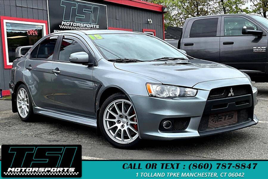 Lt. Gray 2015 Mitsubishi Lancer Evolution GSR AWD GSR 4dr Sedan 1