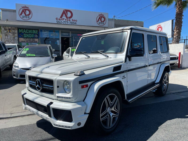 2016 Mercedes-Benz G-Class for sale at AD CarPros, Inc. - Whittier in Whittier CA