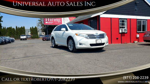 2009 Toyota Venza for sale at Universal Auto Sales Inc in Salem OR