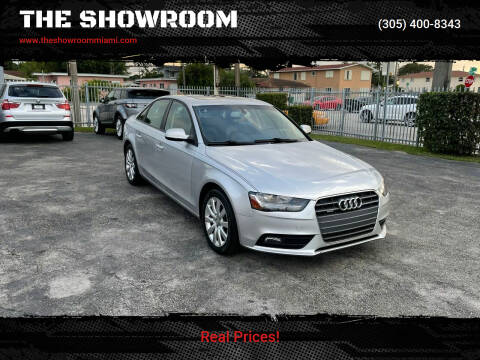 2013 Audi A4 for sale at THE SHOWROOM in Miami FL