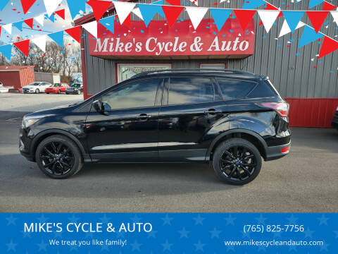 2017 Ford Escape for sale at MIKE'S CYCLE & AUTO in Connersville IN