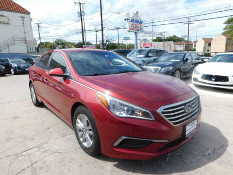 2016 Hyundai Sonata for sale at AMD AUTO in San Antonio TX