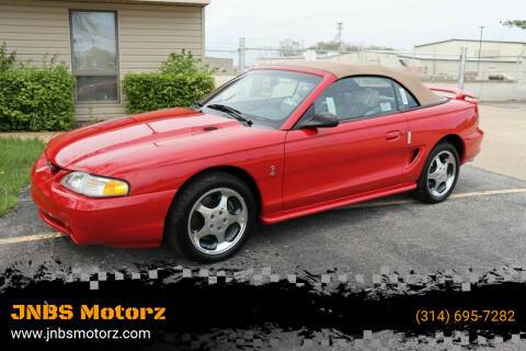 1994 Ford Mustang SVT Cobra for sale at JNBS Motorz in Saint Peters MO