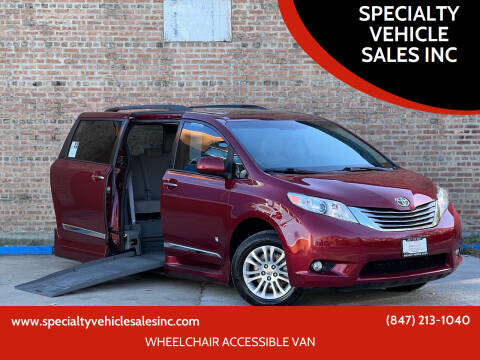 2015 Toyota Sienna for sale at SPECIALTY VEHICLE SALES INC in Skokie IL