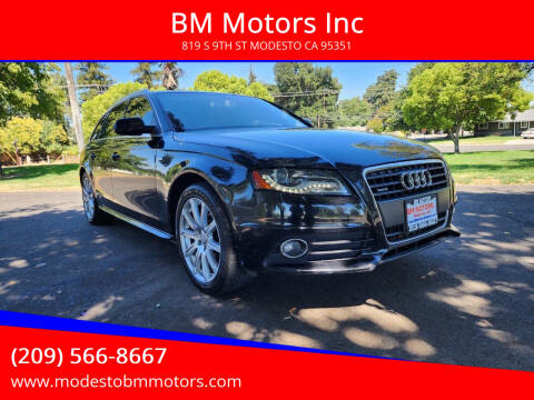 2012 Audi A4 for sale at BM Motors Inc in Modesto CA