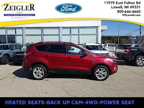 2018 Ford Escape for sale at Zeigler Ford of Plainwell - Jeff Bishop in Plainwell MI