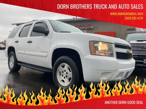 2008 Chevrolet Tahoe for sale at Dorn Brothers Truck and Auto Sales in Salem OR