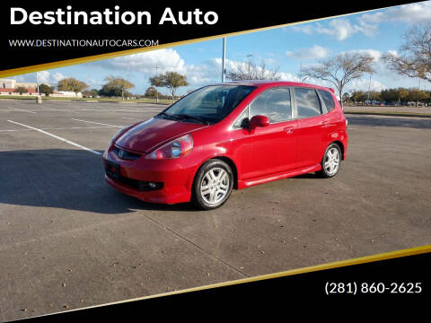 2007 Honda Fit for sale at Destination Auto in Stafford TX