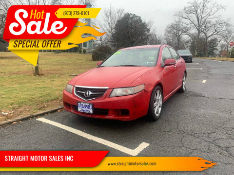 2004 Acura TSX for sale at STRAIGHT MOTOR SALES INC in Paterson NJ
