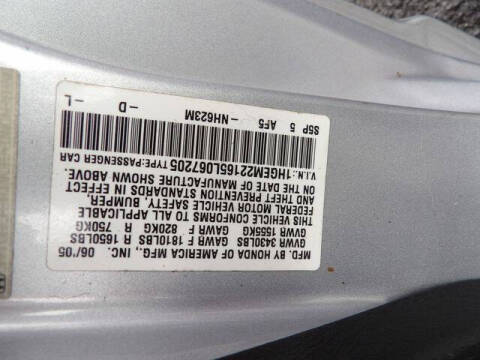 2005 Honda Civic Value Package