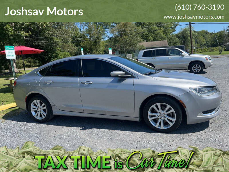 2015 Chrysler 200 for sale at Joshsav Motors in Walnutport PA