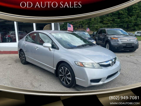 2011 Honda Civic for sale at OD AUTO SALES in Pownal VT