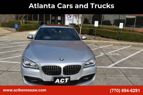 2013 BMW 7 Series for sale at Atlanta Cars and Trucks in Kennesaw GA