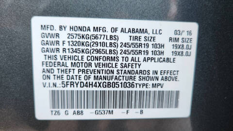 2016 Acura MDX SH-AWD w/Tech