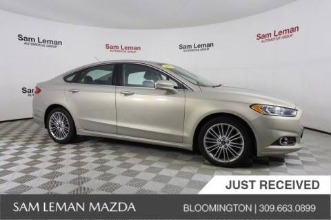 2015 Ford Fusion for sale at Sam Leman Mazda in Bloomington IL