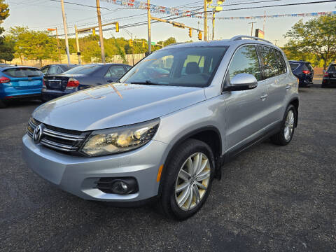 2016 Volkswagen Tiguan for sale at Cedar Auto Group LLC in Akron OH