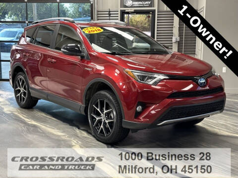 2018 Toyota RAV4 Hybrid for sale at Crossroads Car & Truck in Milford OH