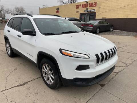 2017 Jeep Cherokee for sale at City Auto Sales in Roseville MI