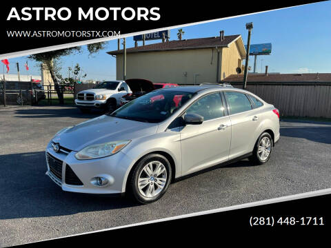 2012 Ford Focus for sale at ASTRO MOTORS in Houston TX