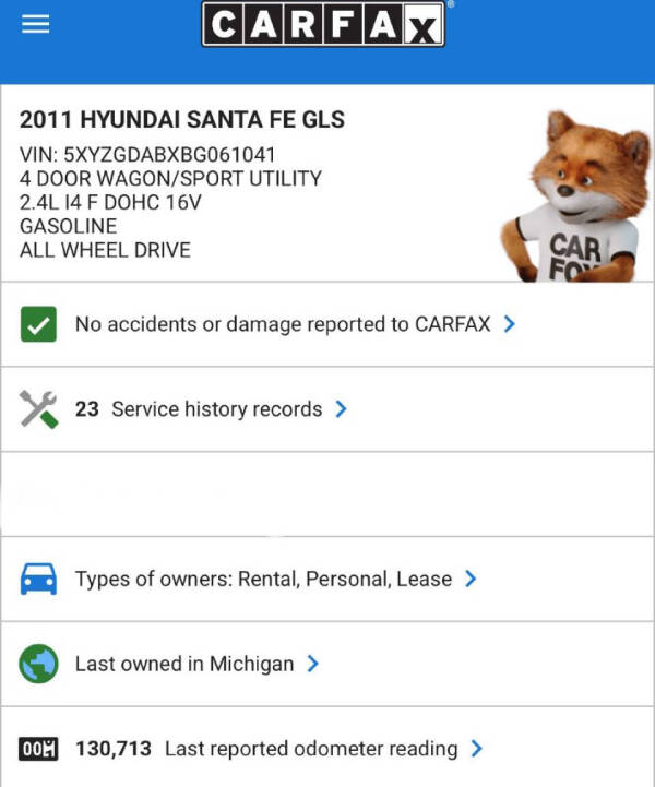 2011 Hyundai Santa Fe GLS