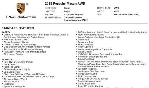 2018 Porsche Macan