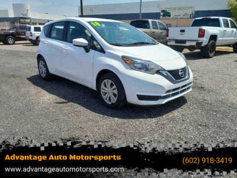 2018 Nissan Versa Note for sale at Advantage Auto Motorsports in Phoenix AZ