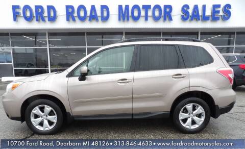 2015 Subaru Forester for sale at Ford Road Motor Sales in Dearborn MI