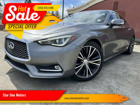 2018 Infiniti Q60 for sale at Star One Motors in Hayward CA