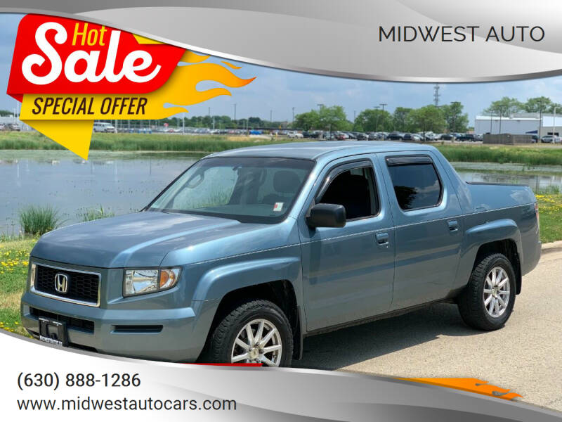 2007 Honda Ridgeline for sale at Midwest Auto in Naperville IL