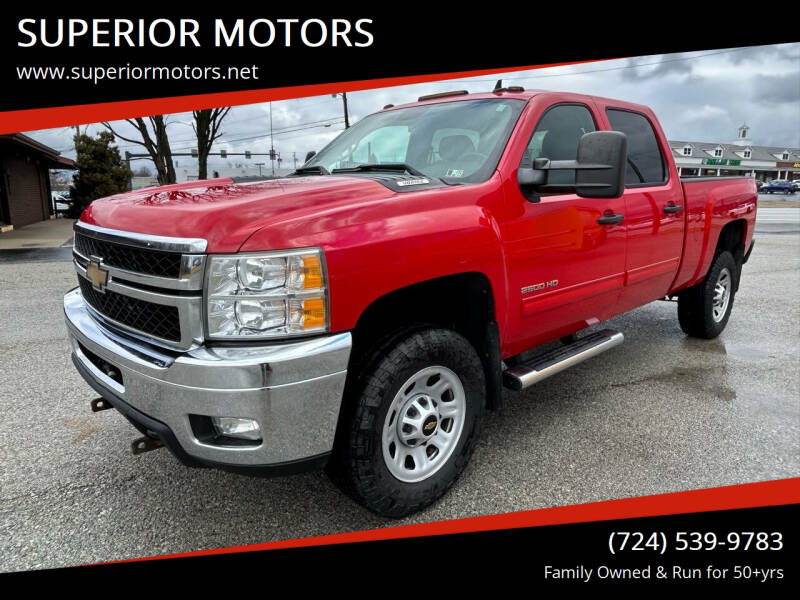 2011 Chevrolet Silverado 2500HD for sale at SUPERIOR MOTORS in Latrobe PA