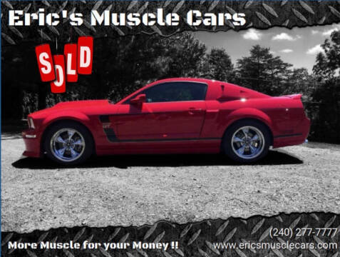 2006 Ford Mustang for sale at Eric's Muscle Cars in Clarksburg MD