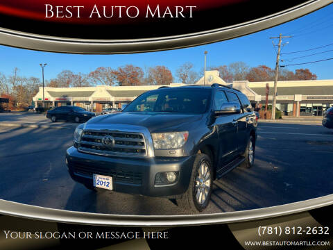 2012 Toyota Sequoia for sale at Best Auto Mart in Weymouth MA