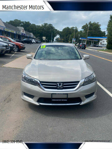 2013 Honda Accord for sale at Manchester Motors in Manchester CT