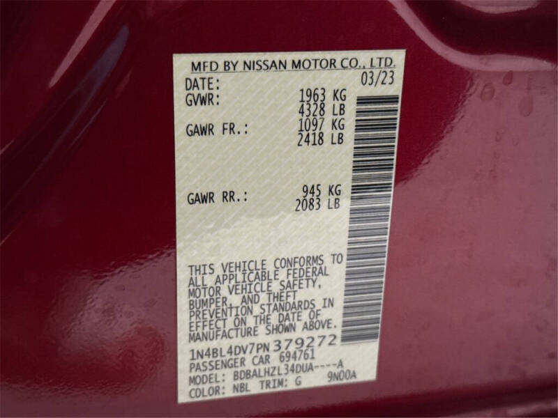 2023 Nissan Altima 2.5 SV