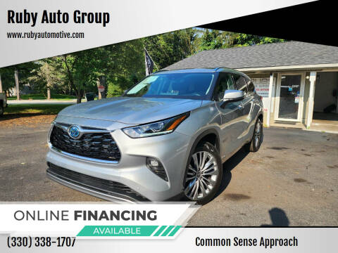 2022 Toyota Highlander Hybrid for sale at Ruby Auto Group in Hudson OH