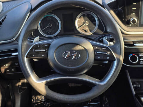 2022 Hyundai Sonata Hybrid Blue