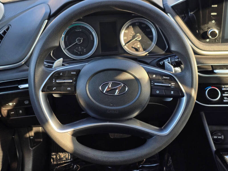 2022 Hyundai Sonata Hybrid Blue