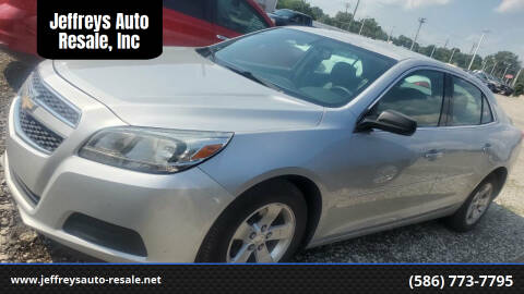 2013 Chevrolet Malibu for sale at Jeffreys Auto Resale, Inc in Clinton Township MI