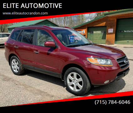 2009 Hyundai Santa Fe for sale at ELITE AUTOMOTIVE in Crandon WI