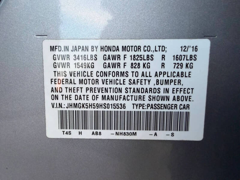 2017 Honda Fit LX